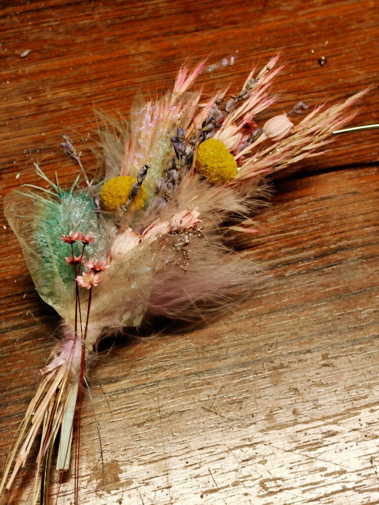 Workshop droogbloemen ring 1 droogbloemen ringen